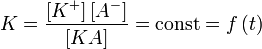 
K_{d} = \frac{ \cdot}{} = 1,86\cdot10^{-16}.
